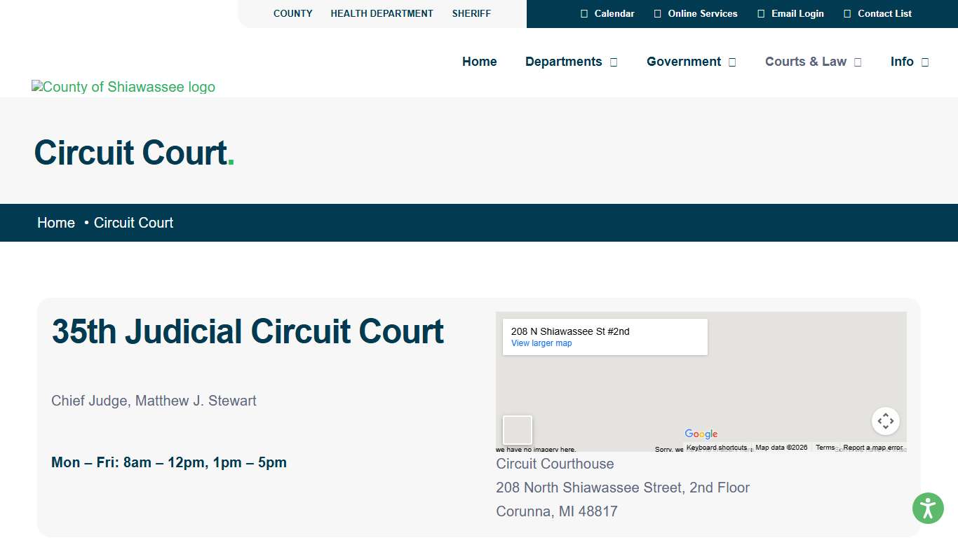 Circuit Court – Shiawassee County